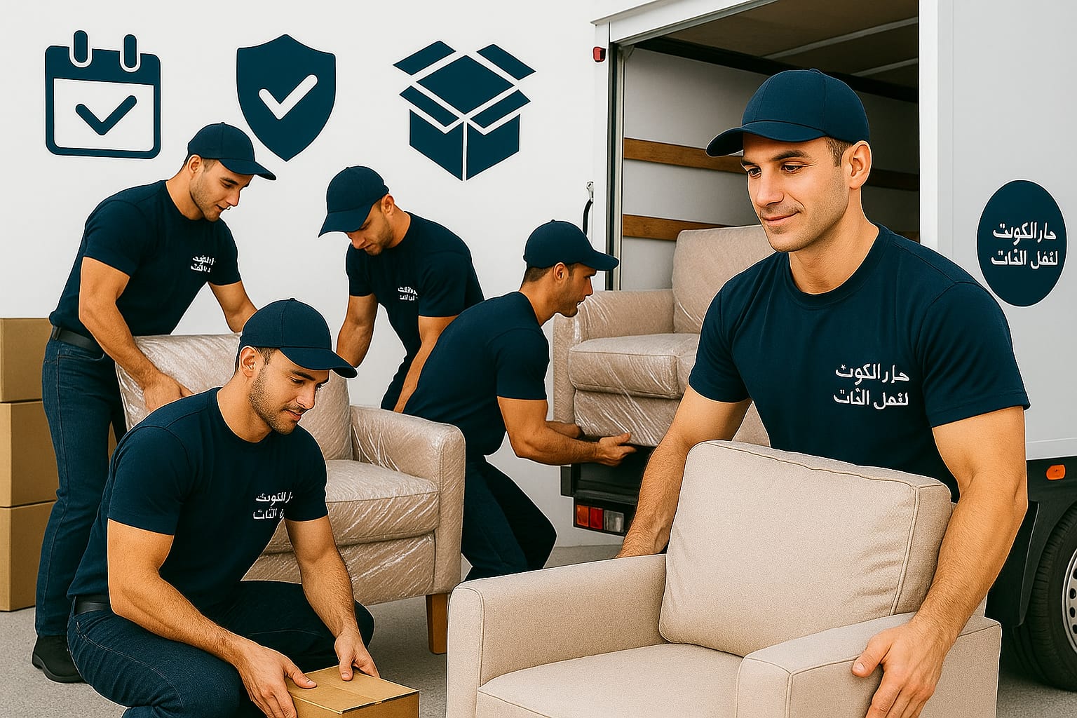 نقل عفش الكويت 66335772 شركة دار الكويت لنقل الأثاث تقدم خدمات نقل عفش في الكويت بسرعة وأمان واحترافية بأفضل الأسعار وأعلى جودة.